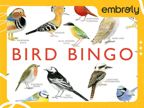 Chronicle Books Bird Bingo, offering easy Mother's Day gifts.