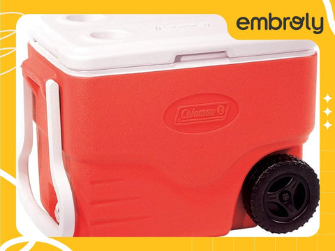 Cooler on Wheels, keeping drinks and snacks cold for soccer moms
