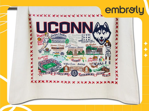 Dish Towel with College Logo