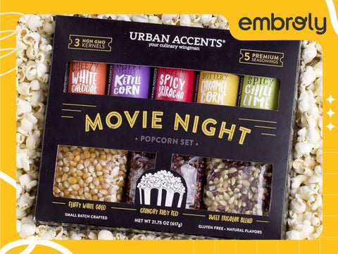 Urban Accents Movie Night Popcorn Set-small father's day gifts