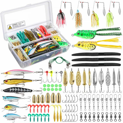 102 fishing lures kit