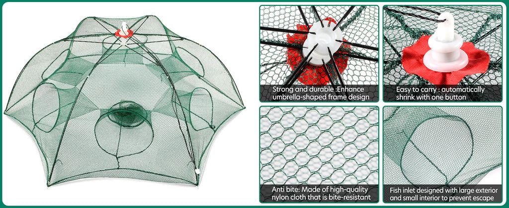 Automatic Foldable Strengthened Fish Catcher – Plusinno