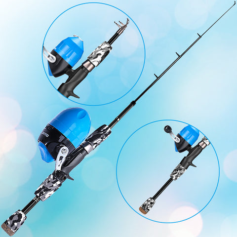 PLUSINNO KFR3 Kids Fishing Rod Combo Full Kits without Net – Plusinno