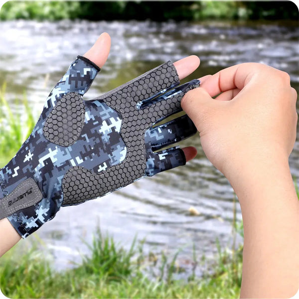 PLUSINNO Fingerless Kayaking Fishing Gloves – Plusinno
