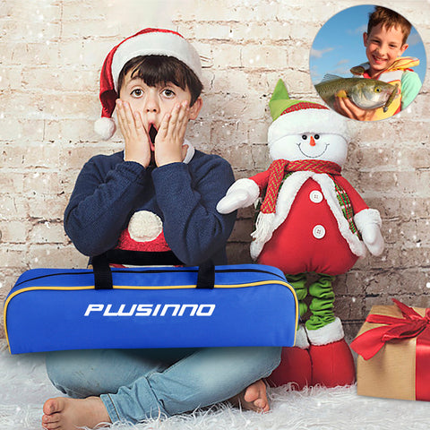 PLUSINNO KFR1 Kids Fishing Rod Combo Full Kits with Bag – Plusinno