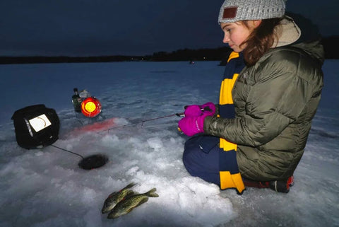 ice fishing