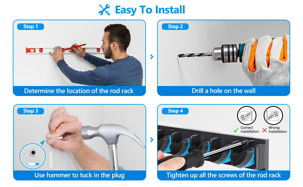 Plusinno Fishing Rod rack