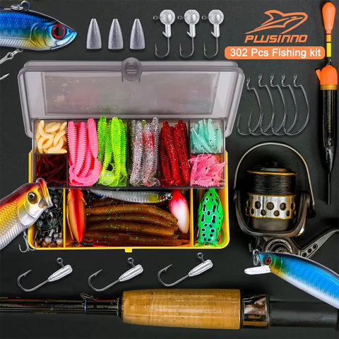 .com : catchmeister Fishing Lure Kit, Fishing Tackle Box