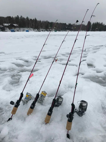 ice fishing rods