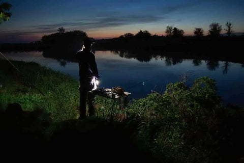 fishing at night