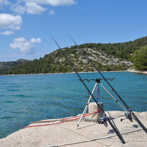 Fishing Pole Holder Bank Fishing Rod Holder Ground Insert Rod Holder Sea Fishing  Pole Support Stand