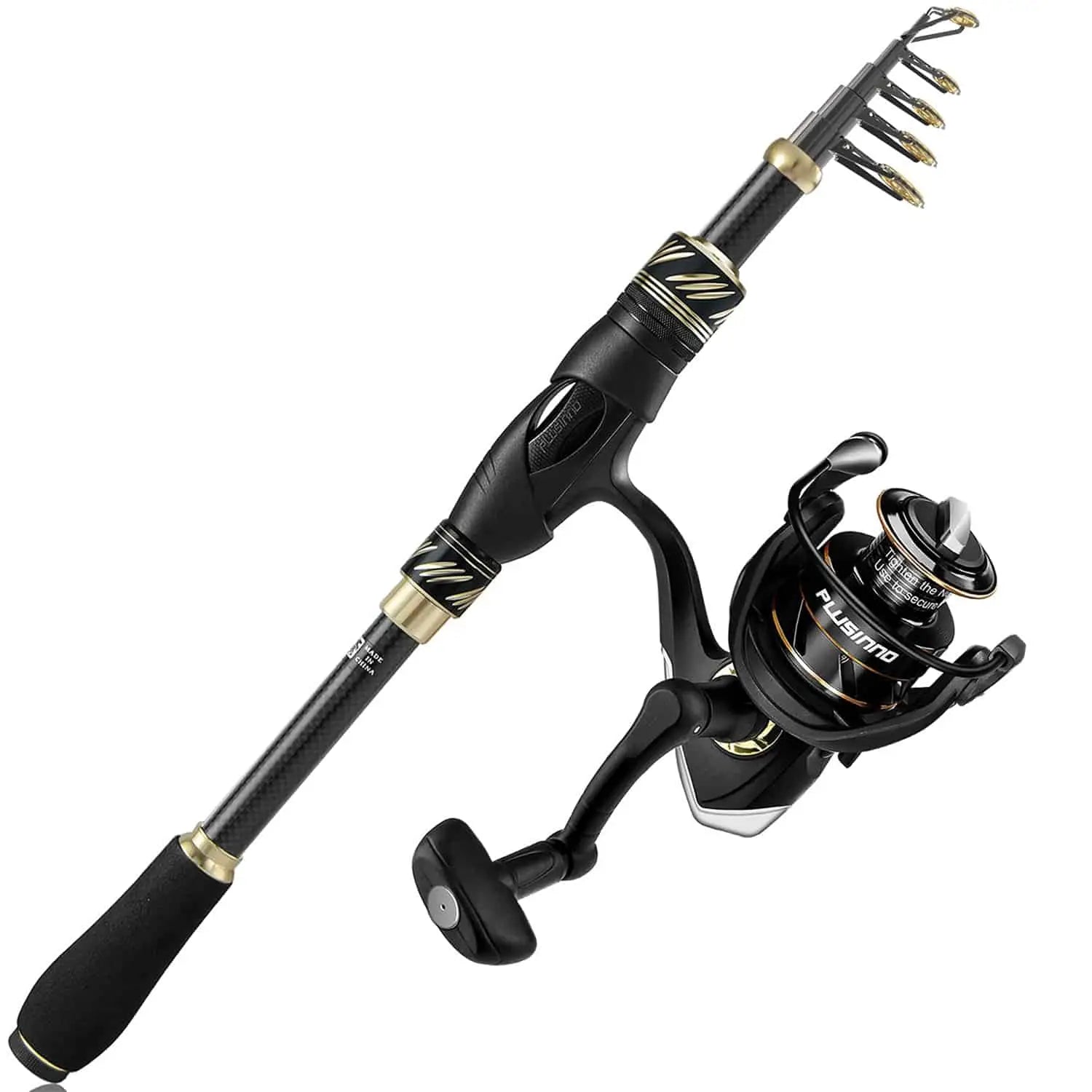 PLUSINNO Eagle Hunting Ⅸ Telescopic Fishing Rods and Reel Combos