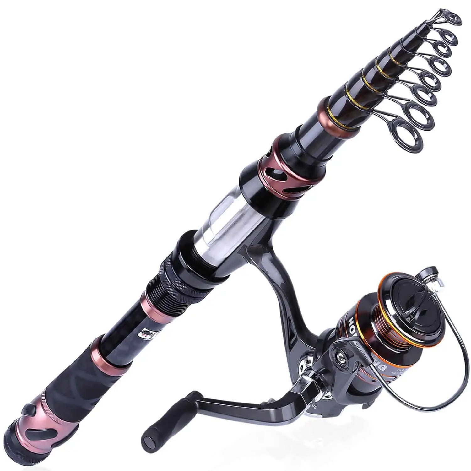 Plusinno Telescopic Fishing Rod And Reel Combo for Beginner with Trave