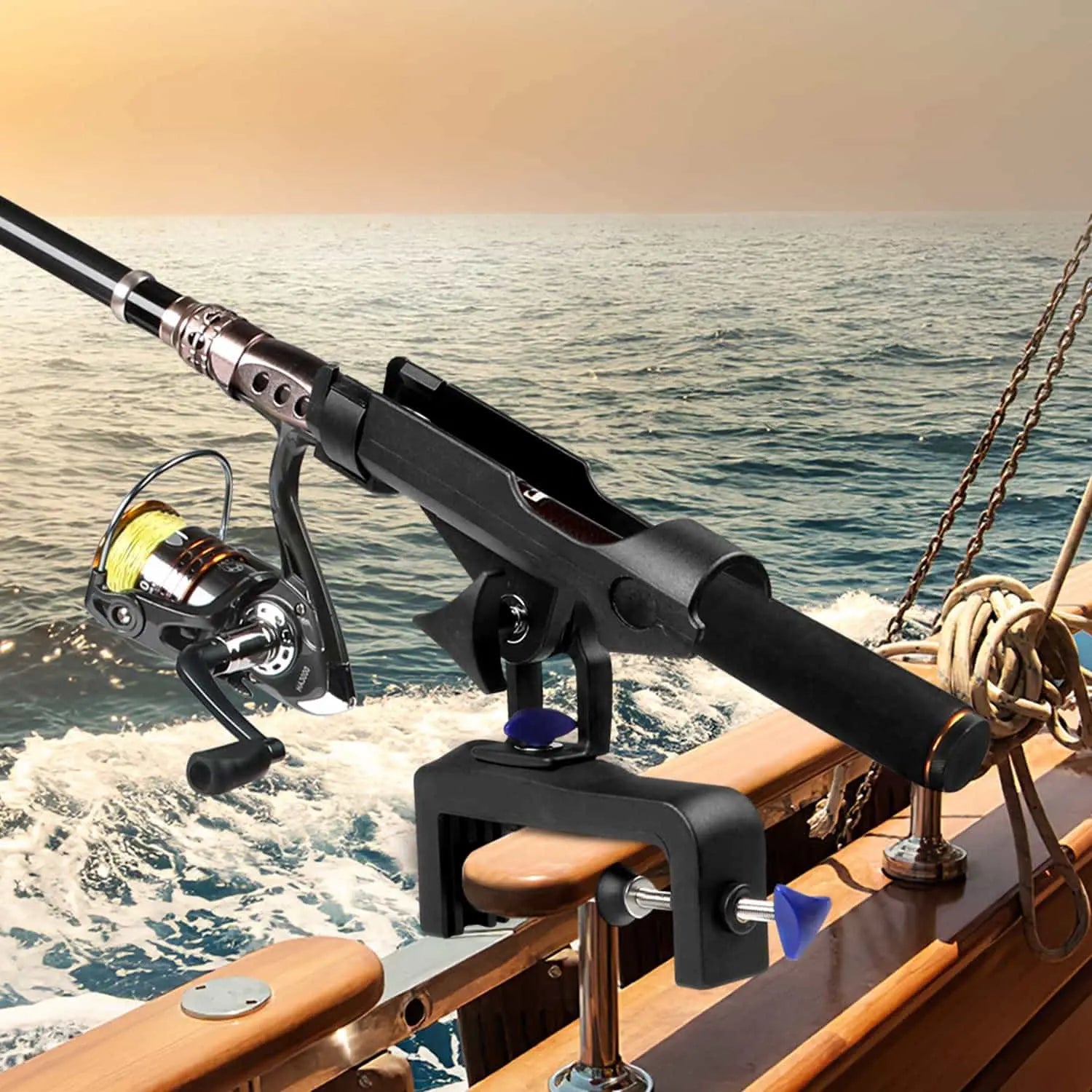 Kayak Rod Holder2Pcs Embedded Fishing Brackets Fishing Boat Rod