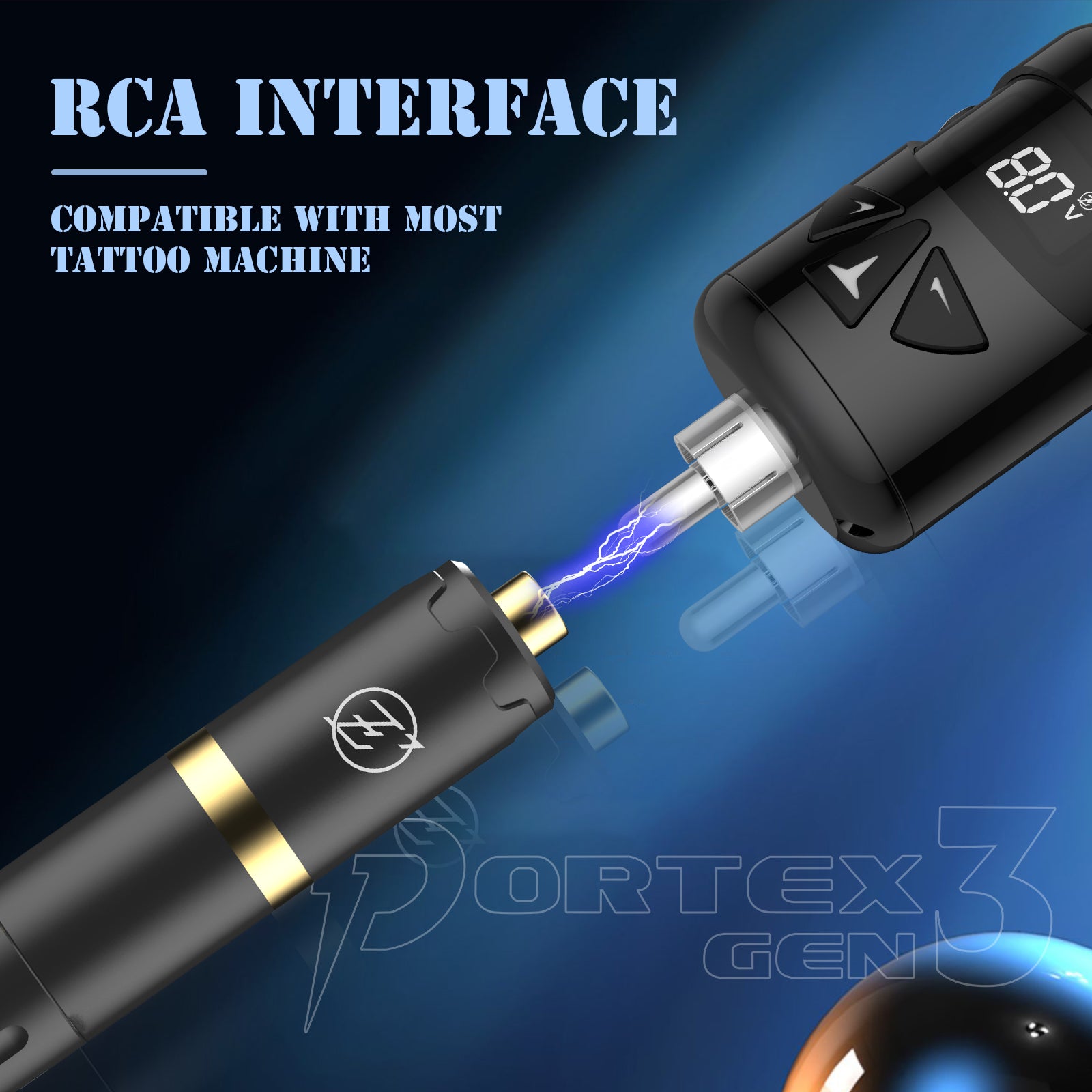 RCA BATTERY PACK FOR TATTOO MACHINE BY AVA MACHINE