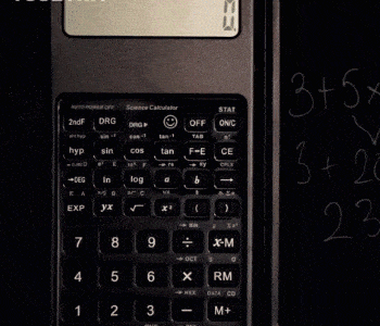 Calculatrices scientifiques, écran LCD à 12 chiffres avec tablette  d'écriture effaçable pliable pour l'école à domicile