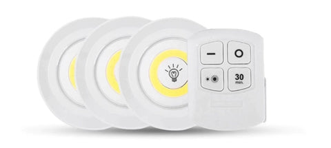 Pack De 3 Lampes LED Sans Fil Télécommandées