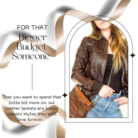 For the bigger budget gifting shop Italian classic leather jackets
