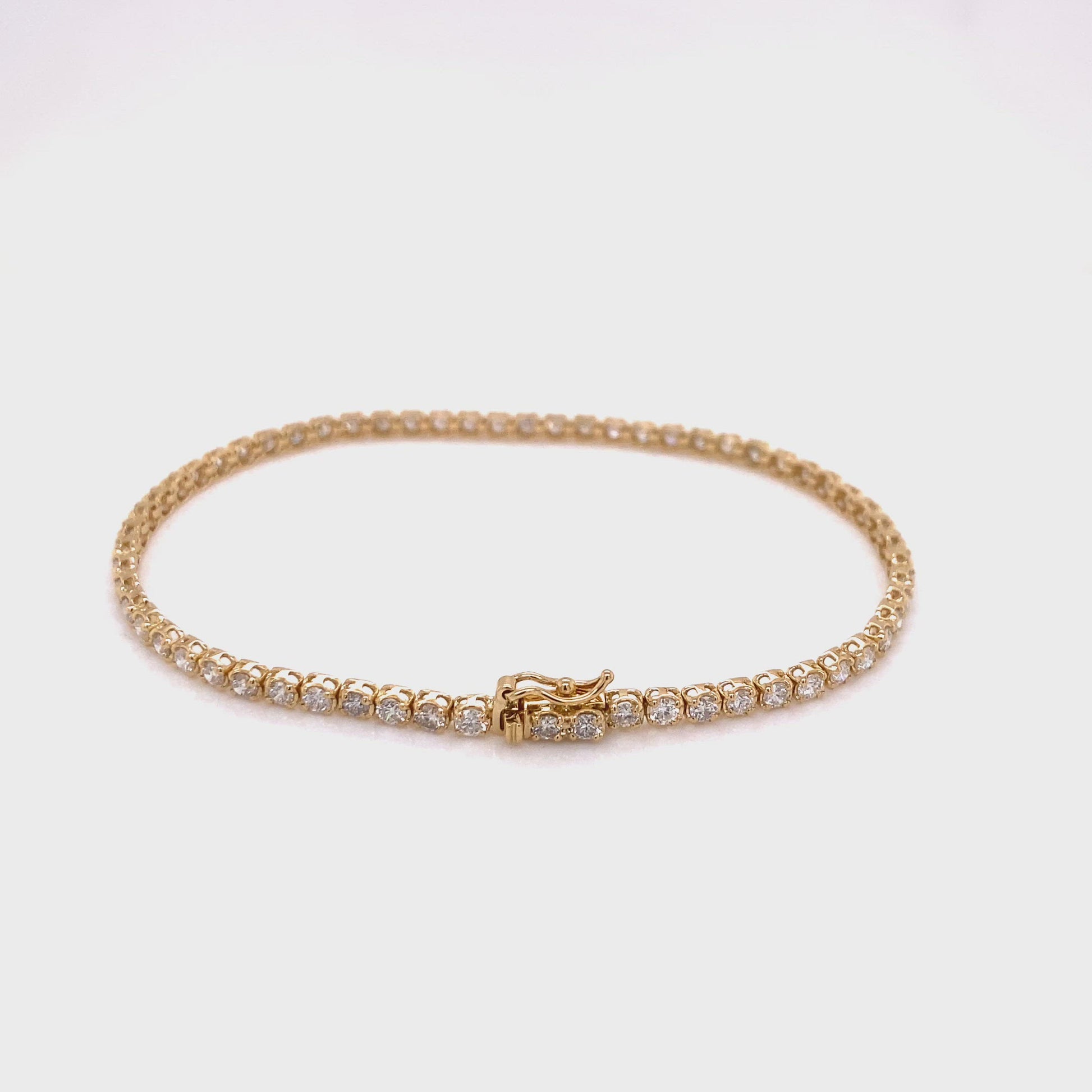 K18 Tennis Bracelet 2ct – JMW Jewelry Wholesale