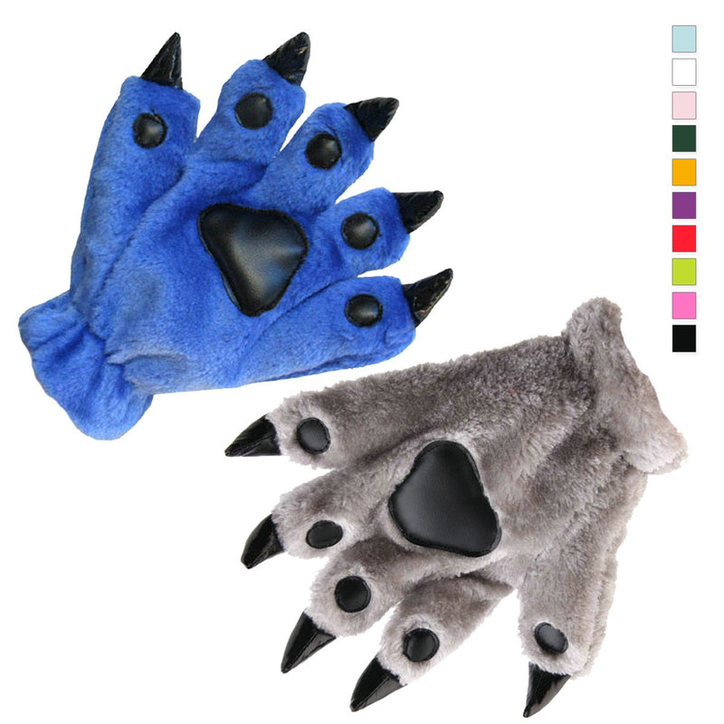 Unisex Onesies Warm Plush Animal Hands Claw Paw Furry gloves Kigurumi