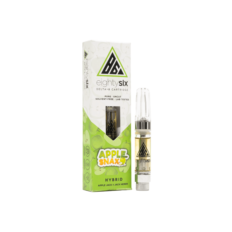 Eighty Six Brand Delta 8 Vape Cartridge Apple Snax