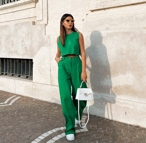 green linen outfits, green aesthetic outfit, cotton outfits, summer outfits 2022