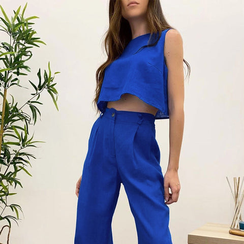 blue aesthetic, summer capsule wardrobe 2022, tgc fashion, linen outfits blue