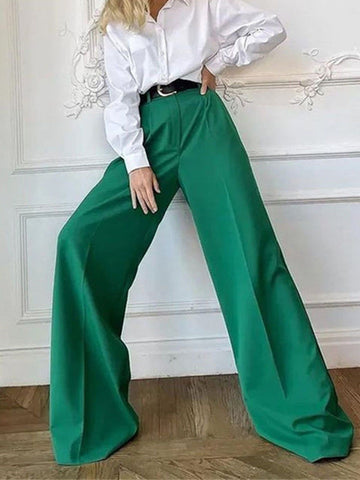 green pants outfits, wide leg outfits, capsule wardrobe 2022, tgc fashion 
