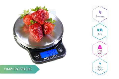Food scale by INEVIFIT with overview