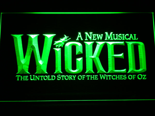 Wicked The Musical Neon Sign