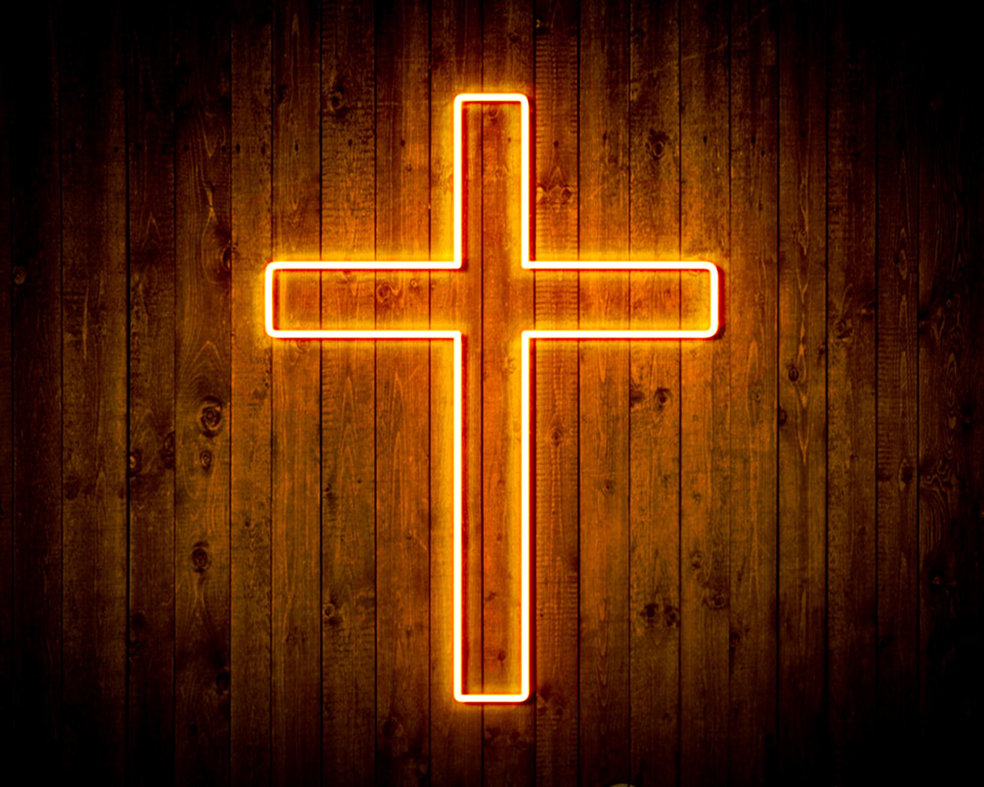 Cross LED Neon Sign