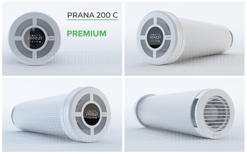 Prana-200C Premium rekuperators