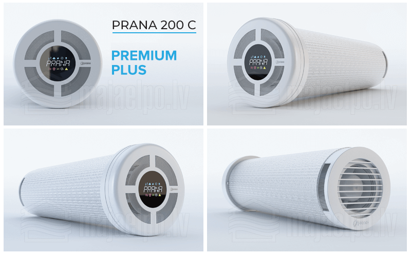 Rekuperators Prana-200C Premium Plus
