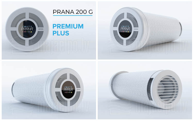 Prana-200G PREMIUM PLUS rekuperators