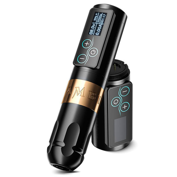 Ambition Ninja Wireless Tattoo Machine Rotary Battery Cartridge Pen –  xnettattoosupply