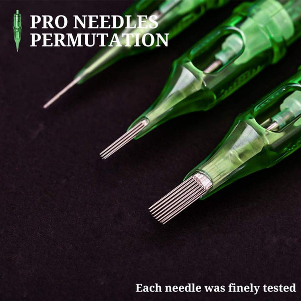 Ambition Premium 50Pcs #12 Standard 3RL Tattoo Cartridges Needles  Disposable Supply 3 Round Liner for Professionals and Beginners Tattoo  Artists