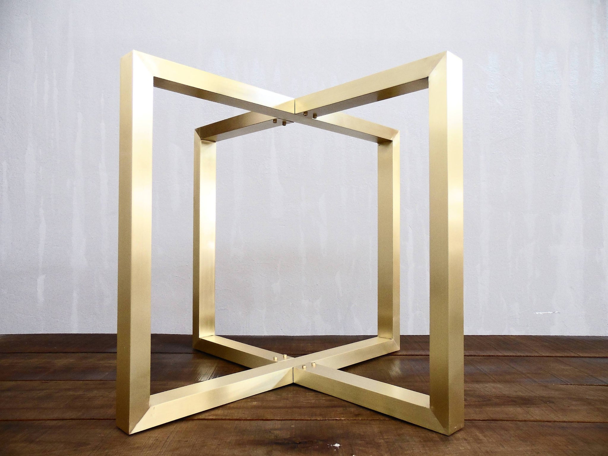 brass dining room table base