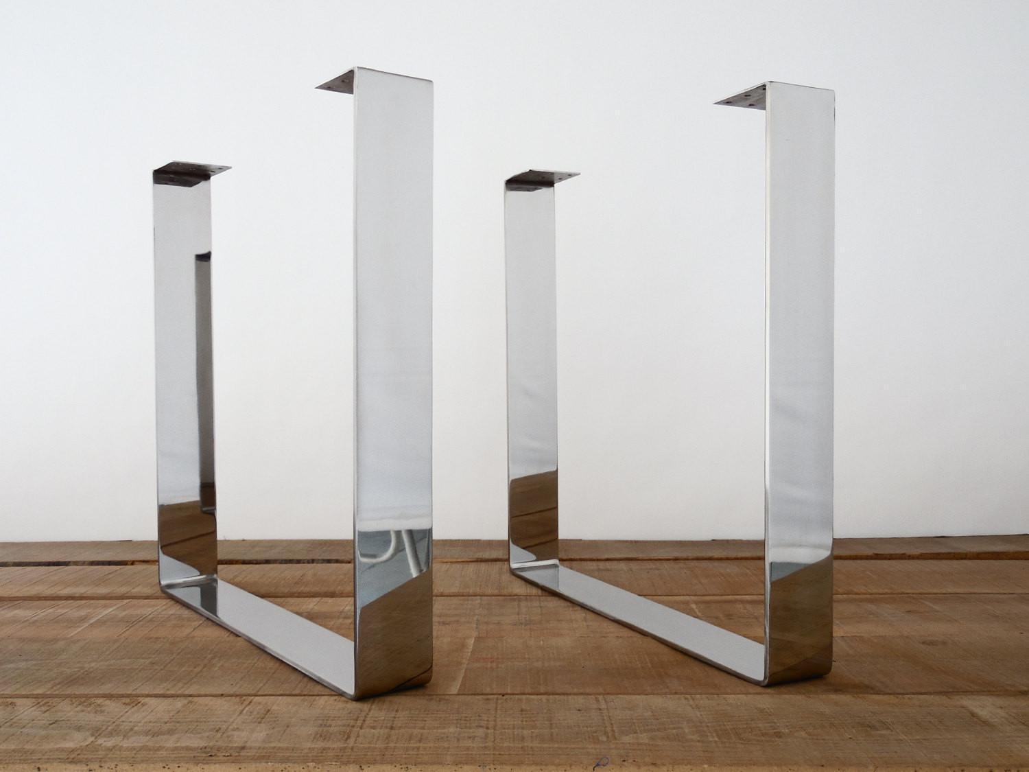 stainless steel kitchen table legs