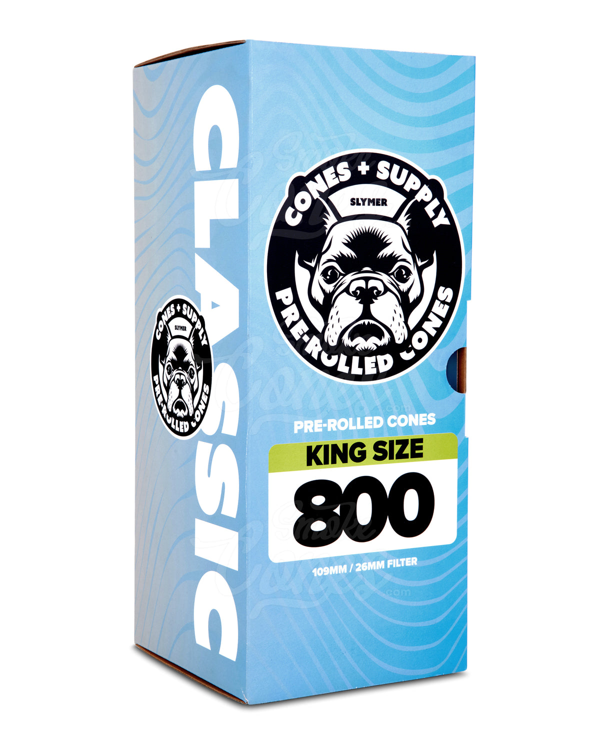 OCB 109mm King Sized Virgin Pre Rolled Unbleached Paper Cones 800/Box