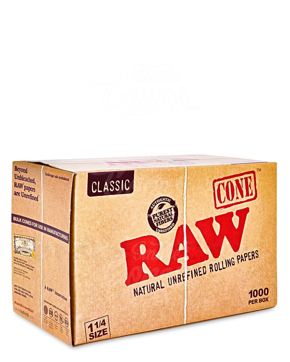 109mm RAW King Size Slim Classic Rolling Papers