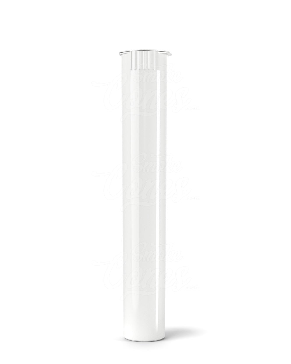 W Gallery 1000 Clear 116mm Pop Top Tubes - Airtight Smell Proof Containers  - Plastic Medical Grade Prescription Bottles for Pills Herbs Flowers