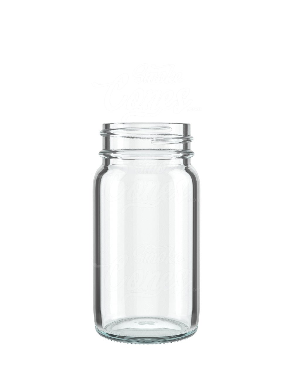 10oz Straight Sided Clear Glass Jars 72/Box