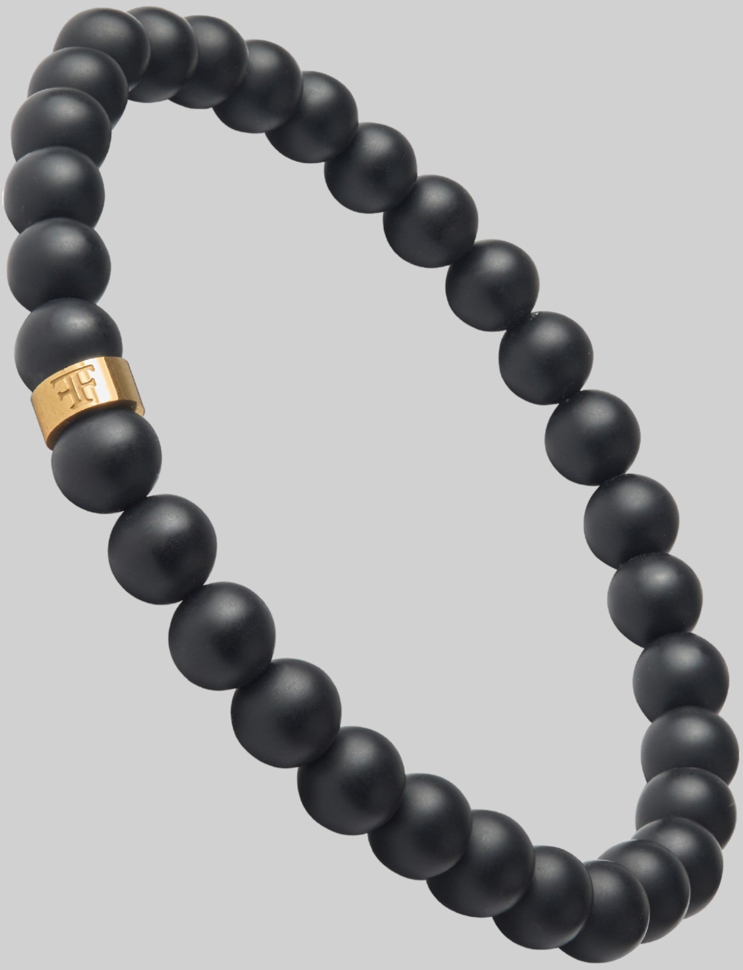 Buy OOMPH Black Matte Wood Buddist Beads Handmade Bracelet For Men & Women  Online