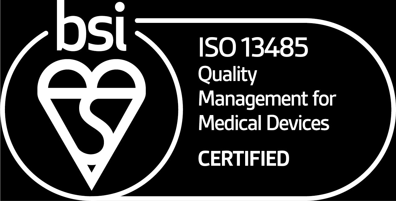 Certification badge for ISO 13485