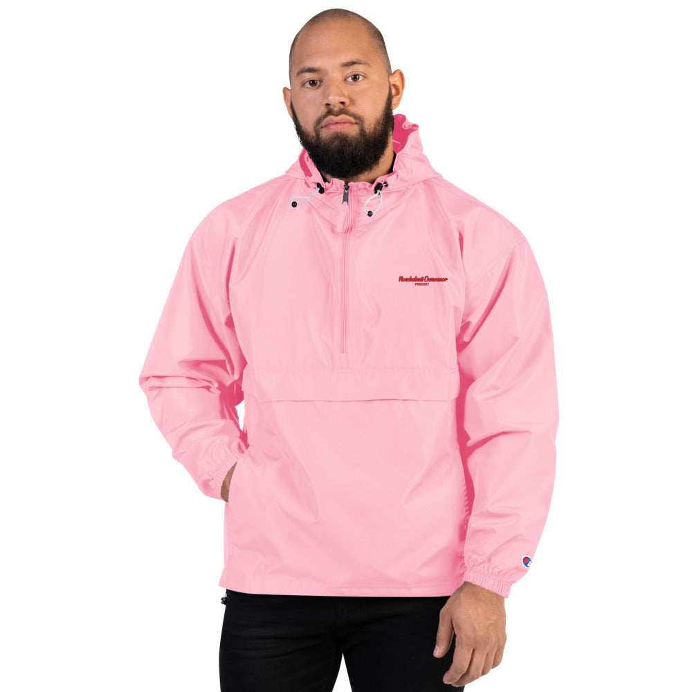 champion jacket pink