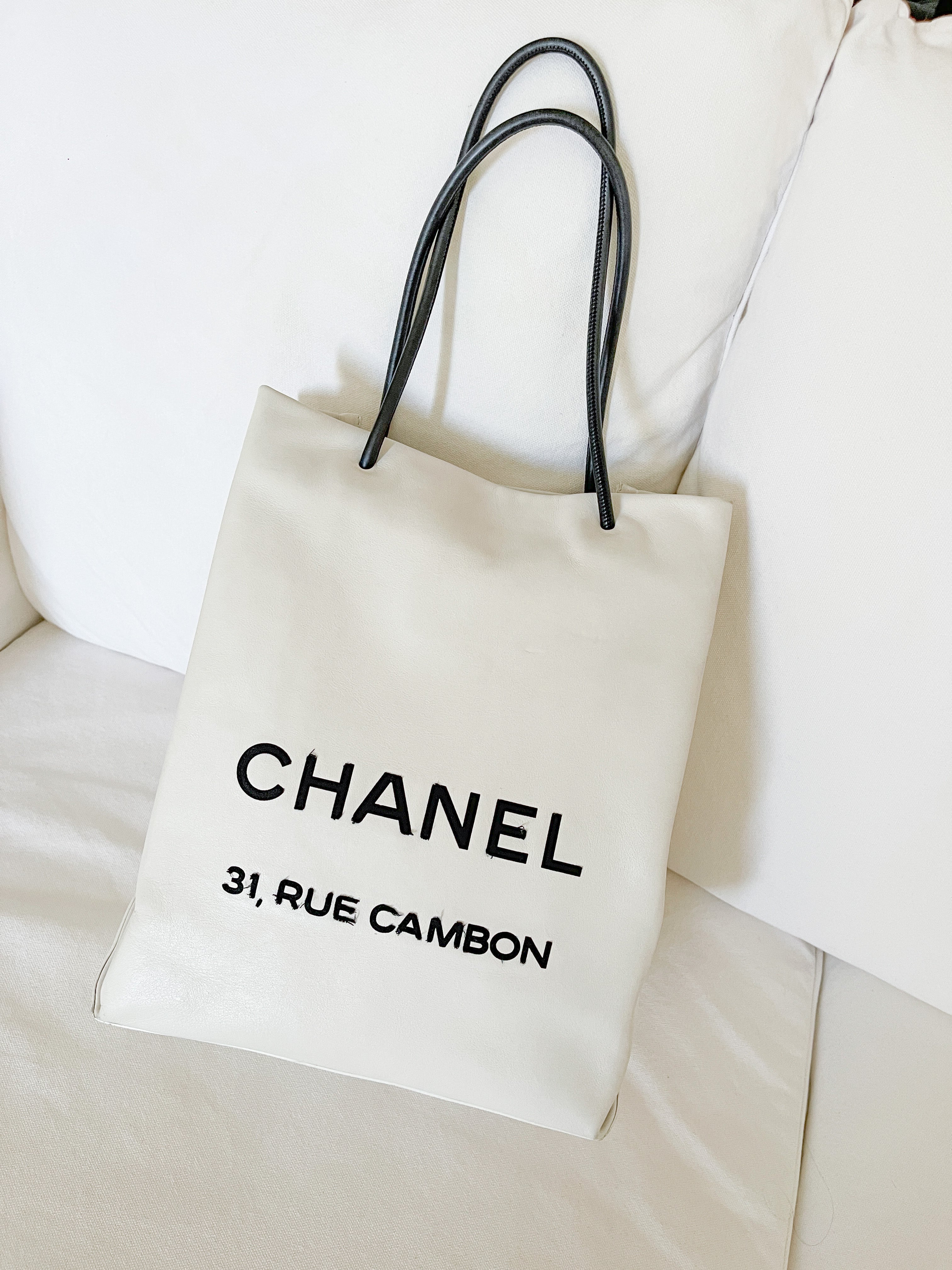 Women  Bags  Chanel Cambon Rue 31 Tote Bag  Preowned