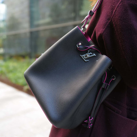 Louis Vuitton Lockme Leather Handbag