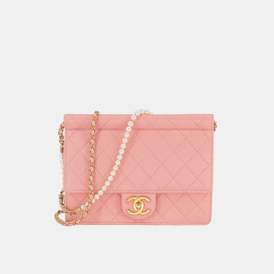 Chanel 2011 Fruity Pebbles Pink Tweed Medium Classic Double Flap