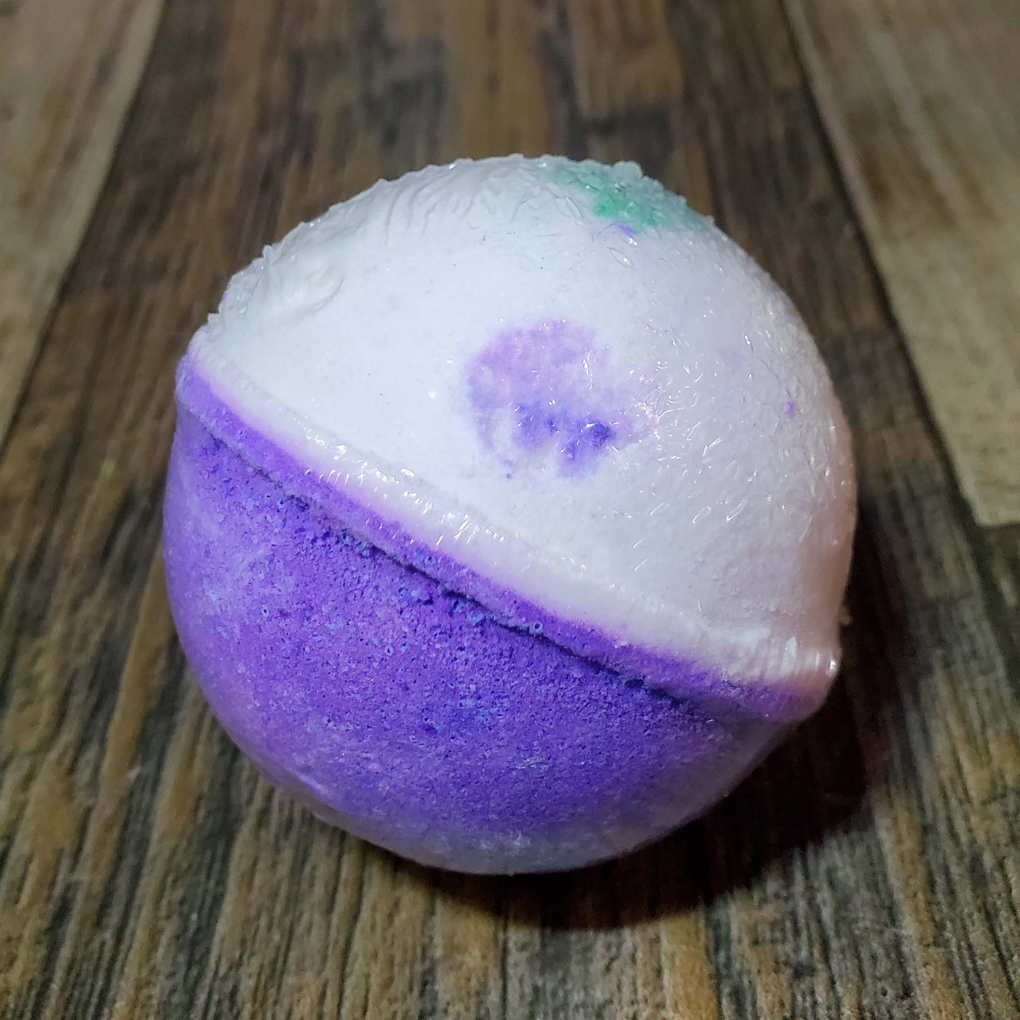 lavender mint bath bomb