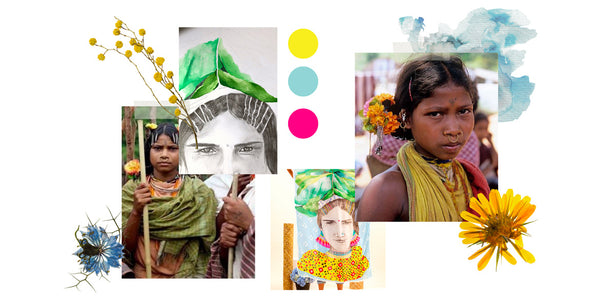 inspiration and moodboard of dongria tribe